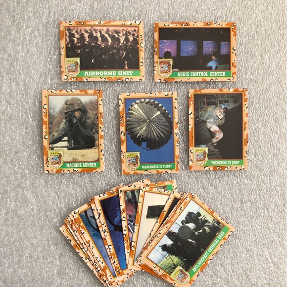 Desert Storm Card & Sticker Collection - 80 Cards, 8 Stickers - Picture 6 of 6